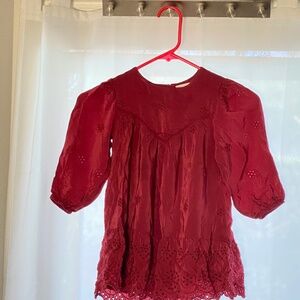 Zara toddler red dress size 3-4 years